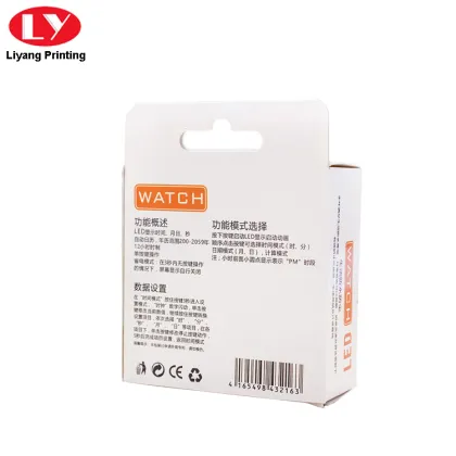 Paper packaging led watch hanging box