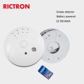 1 year battery photoelectric smoke alarm smoke detector for home