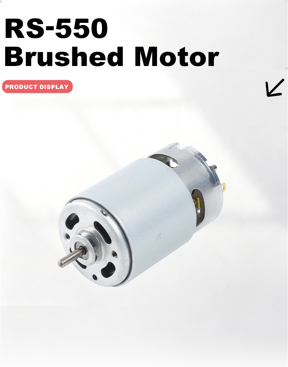 550 Brushed DC Motor-2x
