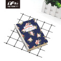 Custom flower ocean style hardcover notebook with cloth spine paper diary