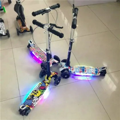 Children Scooter Kick Scooter with Light