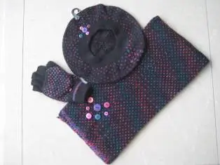 Scarf, Hat & Glove Sets,knit sets,3 sets