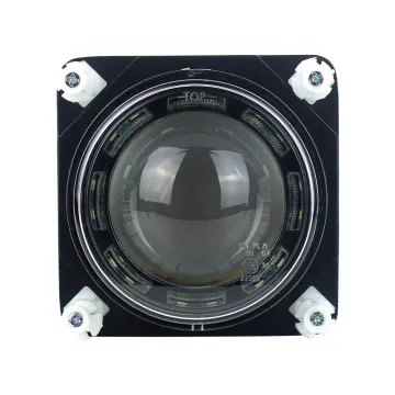90mm LED High Beam Headlight with Parking Light for Universal Bus Motorcycles and Projector Work Light