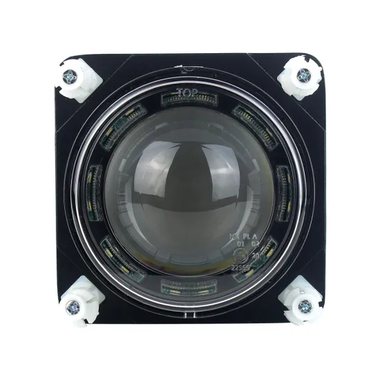 90mm LED High Beam Headlight with Parking Light for Universal Bus Motorcycles and Projector Work Light