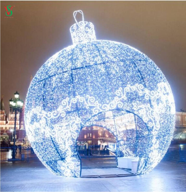 Holiday-Event Outdoor LED Ball Arch Lights