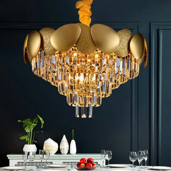 Modern LED Crystal Chandelier: Luxurious Raindrop Flush Mount Pendant Lamp for Interior Living Rooms