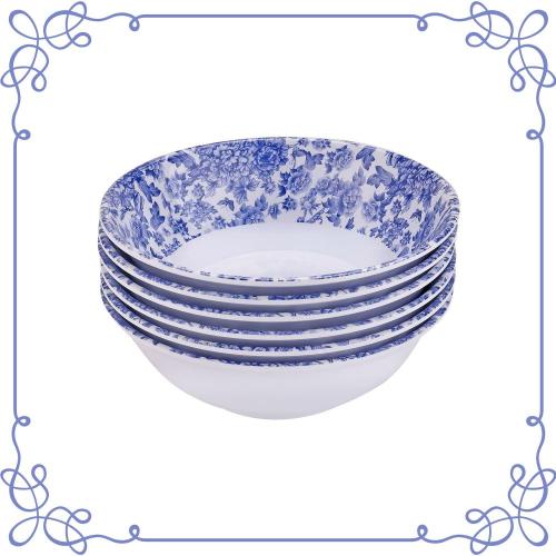 9" Melamine Shallow Bowl set of 6