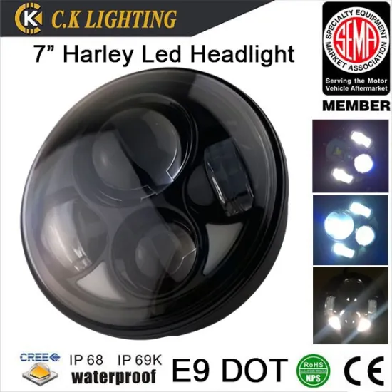 4.5'' 5'' 7'' inch small headlights for motorcycle harley round headlight