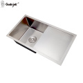 Single Bowl Undermount Stainless Steel Kitchen Sink With Drainboard