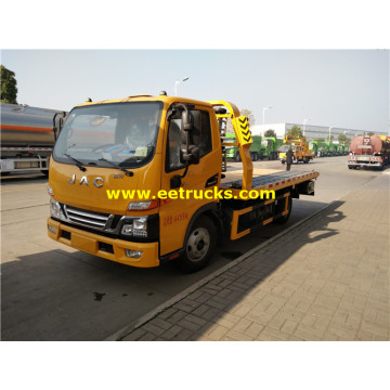 4ton JAC Flatbed Car Towing Vehicles