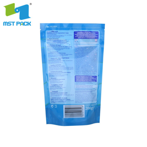 Plastic travel pet dog food packaging bag 50kg