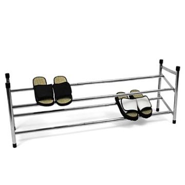 Deux étagères à chaussures Rack galvanoplastie