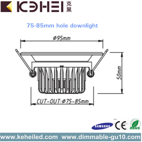 LED Ceiling Downlight Dimmable 5W 2.5 Inch