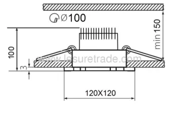 Led Downlights Lamp 1wx5 Arbitrary Rotation Angle Of 360° Led Ceiling Light 