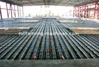 Metal Deck Roll Forming Machine , Roll Forming Machines