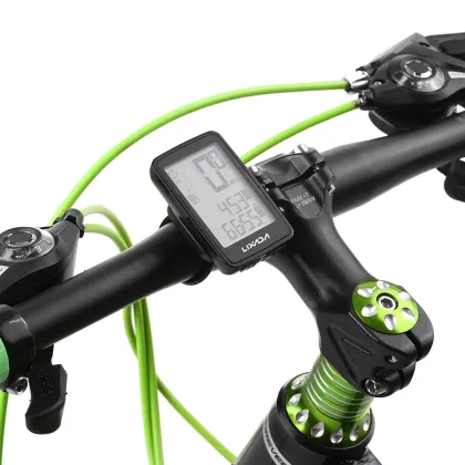 Lixada USB Rechargeable Wireless Bike Cycling Computer with Bicycle Speedometer Odometer Rainproof Bicycle Computer Stopwatch