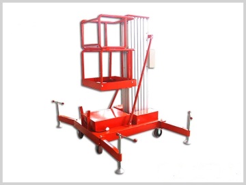 Single Mast Mobile Aluminium Single Person Lift