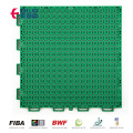 Enlio court bahan plastik plastik mudah alih PP jubin bola keranjang lantai luaran elastik pro