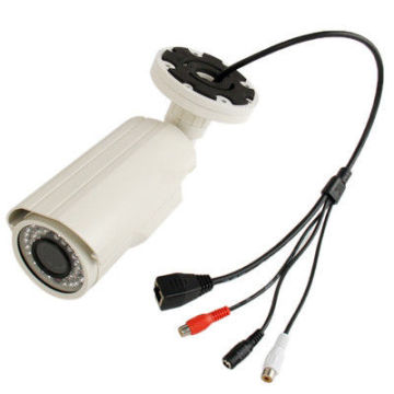 H.264 1mp 720p P2p Ip Camera , 1/4" Cmos Waterproof Outdoor Cloud Network Camera