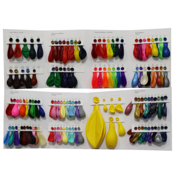 Haoshidai Balloon Factory: Περιεκτικό φυλλάδιο χρωμάτων για επιλογή μπαλονιών