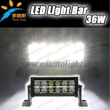 10-30v 36w Cree LED Working Offroad Light Bar Combo Truck Trailer SUV