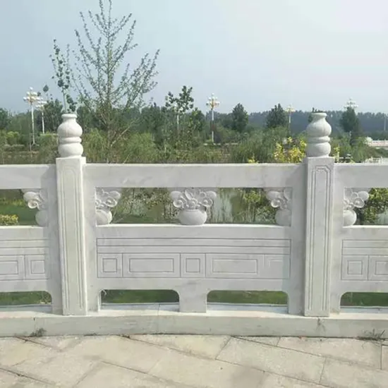 Customization White Marble Railing Bridge