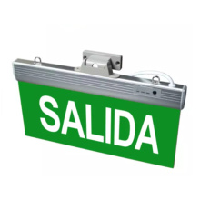 Signo de salida LED de emergencia roja/verde