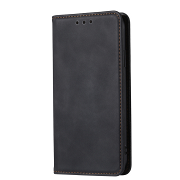 Retro Skin Feel Magnetic Flip Wallet Case voor iPhone 15/14/13/12/11 Pro Max Mini