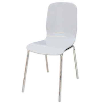 Durable White Artificial Stone Solid Surface Single Designer Bar Stools