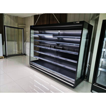 Vegetable and Fruit Open Display Refrigerator Showcase Cooler