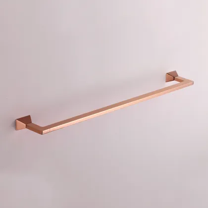 Rose Gold Wall Mounted Towel Rack & Shelf
