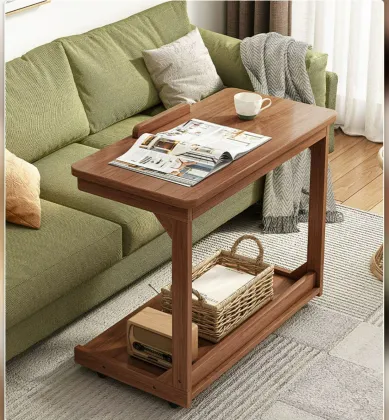Eternity Solid Wood Top Side Table