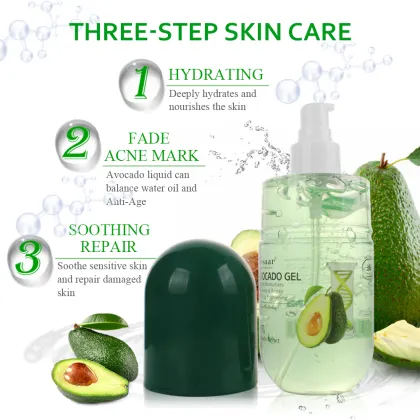 Organic Avocado Gel 92% Natural Moisturizing Soothing Face Gel