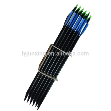 hunting aluminum arrow for compound bow and shooting archery JX032 30" 8.8mm diameter aluminum arrow with changeable arrow head