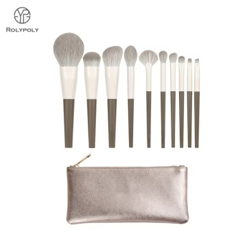 10 Pcs Premium Cosmetic Brush Set