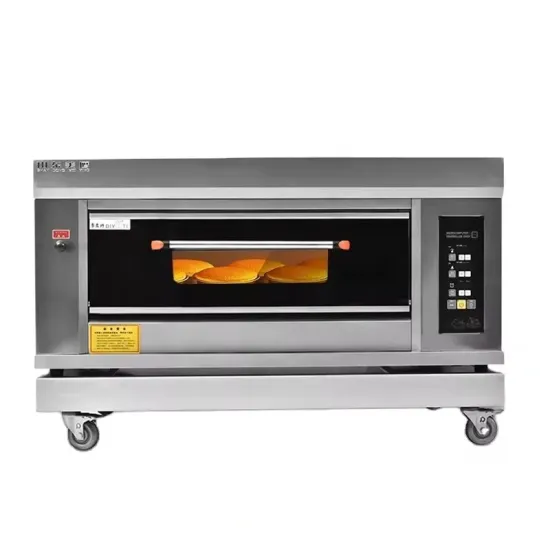 Large Capacity Bread Cookie Making Equipment Bakery Baking Deck Oven