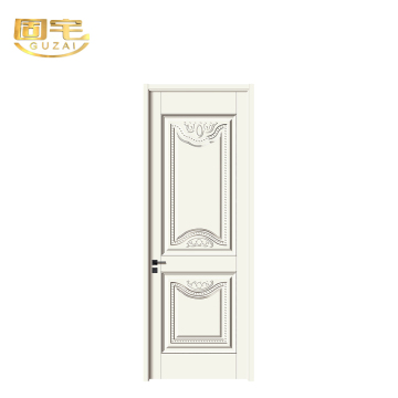 Modern Ivory White Sculpted Interior Door