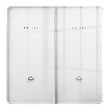 Ultra Thin Thempered Glass Wall Switch 16A ODM/OEM - Gold Big Button 220V -250V