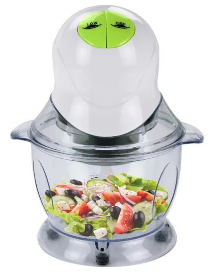 Easy One-Click Food Chopper with 1L AS Cup: Perfect for Mincing and Mixing Meats, Fruits, and Vegetables Safely