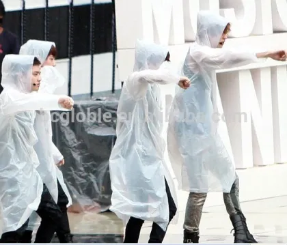 Plastic Ponchos raincoat
