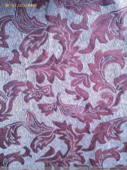 chenille jacquard sofa fabric