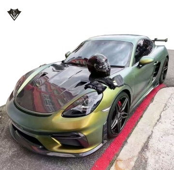 Porsche GT4 Gaya Porsche GT4 Kit Badan untuk Boxster 718 GT4 Bumper