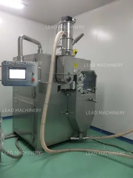 Positive material dry granulator roll compaction