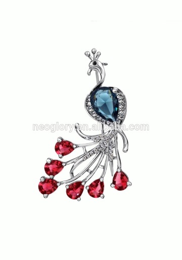 High Quality Neoglory Crystal Brooch Factory Wholesale Made With Swarovski Elements