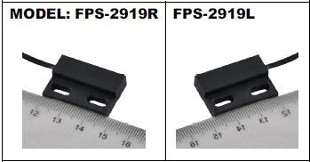 Rectangular and Magnetic Plastic Sealed Reed Proximity Switch (FPS-2919R, FPS-2919L)