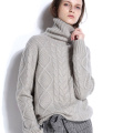 Wool Sweaters Women's Turtleneck Pullover