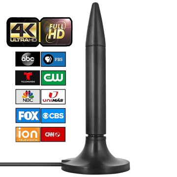 High Gain Smart Digital TV Antenna with 300 Mile Range for Caravans and Trucks