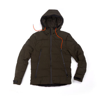 Textured poly fabric Men`s padding jacket