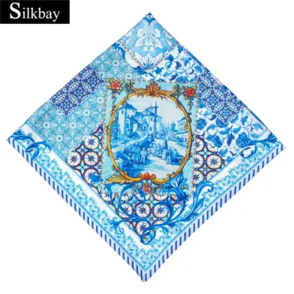 Custom Printed Silk Scarves in Hangzhou