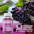 Vegan Sambucus Black Elderberry Gummies With Vitamin C